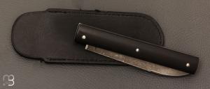    Couteau " Slipjoint " custom  par Nicolas Couderc - Paperstone et XC75