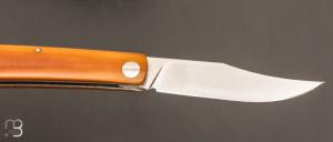    Couteau " Slipjoint" pliant fait main par Thierry Chevron - Micarta Westinhouse et RWL-34