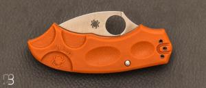  Couteau Spyderco Meerkat Burnt Orange Sprint Run HAP40 - SPC64JPBORE