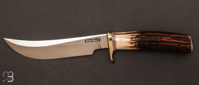 Couteau droit Randall N°4 - 6" "Big Game and Skinner" - Cerf Sambar