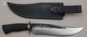 Custom fixed knife by Claude Bouchonville