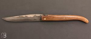Couteau "  Laguiole 15cm " custom de Jrme Latreille - Damas et crote de mammouth