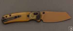 Couteau " Cicada's wing amber " par Bestech Knives - BMK06D