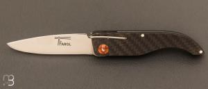  Couteau " Encan carbone 10cm " par Farol