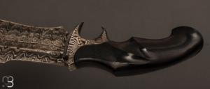   Couteau  "  Onca Sub hilt damas " de Samuel Lurquin