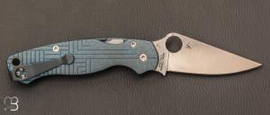    Couteau " Para 2  " Spyderco- Titane et lame en CPM Rex 45