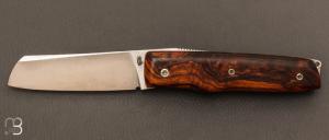   Couteau de poche Pimontais de Richard Ciachera - Bois de fer & XC75