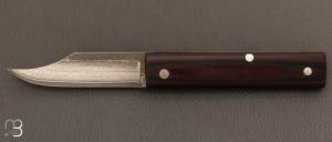   Couteau " Slipjoint " custom  par Nicolas Couderc - Micarta et VG10 Suminagashi