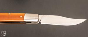    Couteau " Slipjoint" pliant fait main par Thierry Chevron - Micarta Westinhouse et RWL-34