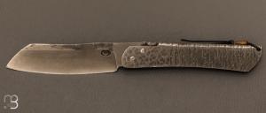  Couteau de poche piémontais style Higonokami par Mickael Moing