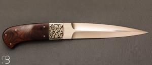   Dague custom par Dr Fred Carter - Sole Authorship Engraved