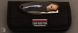   Couteau  "  Davless Superconductor " liner lock par CKF Knives et David LESPECT