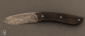  Couteau " Gyr " front flipper custom par Tim Bernard - Morta