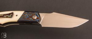    Couteau "  New Hardy " custom par Rémi Lavialle - RWL-34 et Micarta