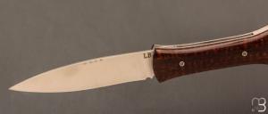  Couteau   "  L'Oegopsyde " fait main par Laraud Blade  - Amourette et 14C28