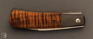  Couteau "  Swayback " custom par Maxime Belzunce - Koa et RWL34