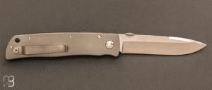  Couteau " TTF-1 " par Robert Terzuola - Titane et CPM-154