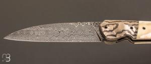 Couteau " Balrog L " liner lock par Florian Keller - Damas et Zircuti