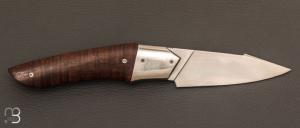   Couteau  "  Liner-Lock custom " par Florian Dreyer FD-Knives - Gidgee et lame en RWL34