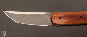 Couteau « Small Sanjo » par Guy Poggetti - Micarta Vintage et Elmax