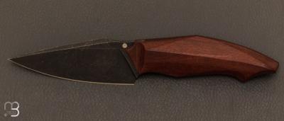  Couteau " custom " fixe de Berthelemy Gabriel - La Forge Agab - Micarta et lame en C130