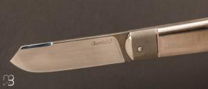   Couteau " Barlow " custom par Olivier Ouertal - Inox et lame en RWL-34