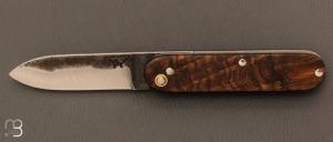  Couteau " Canif " XC75 et noyer 300 ans fait main par Frdric Marchand
