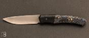 Couteau 1820 Berthier par Olivier Lamy - Loupe d'érable stabilisée et RWL34