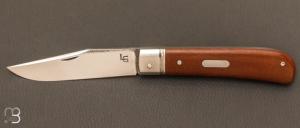   Couteau " Aspic " custom par Laurent Gaillard - Micarta Vintage et lame en 90mcv8