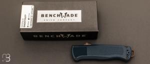    Couteau automatique OTF BENCHMADE " SHOOTOUT " CRATER BLUE GRIVORY® - Tanto Blade - 5370FE-01