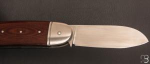   Couteau " Bulldog " par Thomas Chovin - Micarta et RWL-34