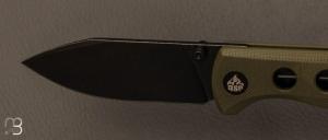  Couteau " CANARY " G10 olive green de QSP - QS150-F2