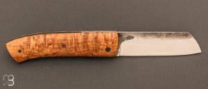  Couteau  " Mesclun " Piémontais de Julien Maria - Bouleau madré et XC100