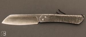  Couteau de poche Piémontais façon higonokami par Mickael Moing 