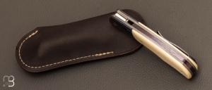    Couteau "  New Hardy " custom par Rémi Lavialle - RWL-34 et Micarta