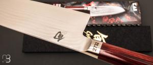   Couteau japonais Kai Shun Classic Red Santoku 190 mm Limited Edition - DM.0717RD