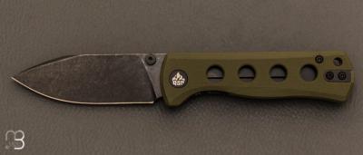  Couteau " CANARY " G10 olive green de QSP - QS150-F2