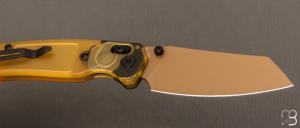 Couteau " Cicada's wing amber " par Bestech Knives - BMK06D