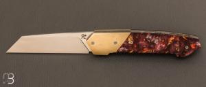   Couteau  " Liner-Lock " custom par Romain Lopez