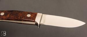  Couteau " Loveless Drop Point Design" par Shaun Bruwer - Ironwood et Bohler N690