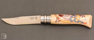 Couteau Opinel N°8 Asile - Édition COSMOS