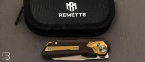  Couteau  " Peregrine RTT1-B " par Remette RT - Titane et lame en M390