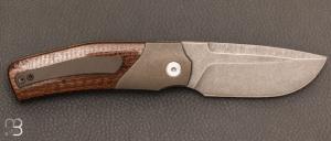   Couteau custom par Guy Poggetti - Micarta et Elmax