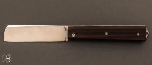  Couteau  "  Colonial  " cran forc en bne de Macassar de Richard Ciachera