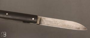    Couteau " Slipjoint " custom  par Nicolas Couderc - Paperstone et XC75