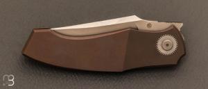   Couteau Front-flipper custom Titane et RWL34 de Berthelemy Gabriel - La Forge Agab